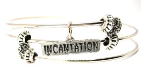 Incantation Triple Style Expandable Bangle Bracelet