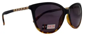 Iris, High-End Line Bifocal (Clear On Top) Reading Sunglasses for Women OR Non-Bifocal Readers Sunglasses (Black W Tortoiseshell  ) NY Fifth Avenue