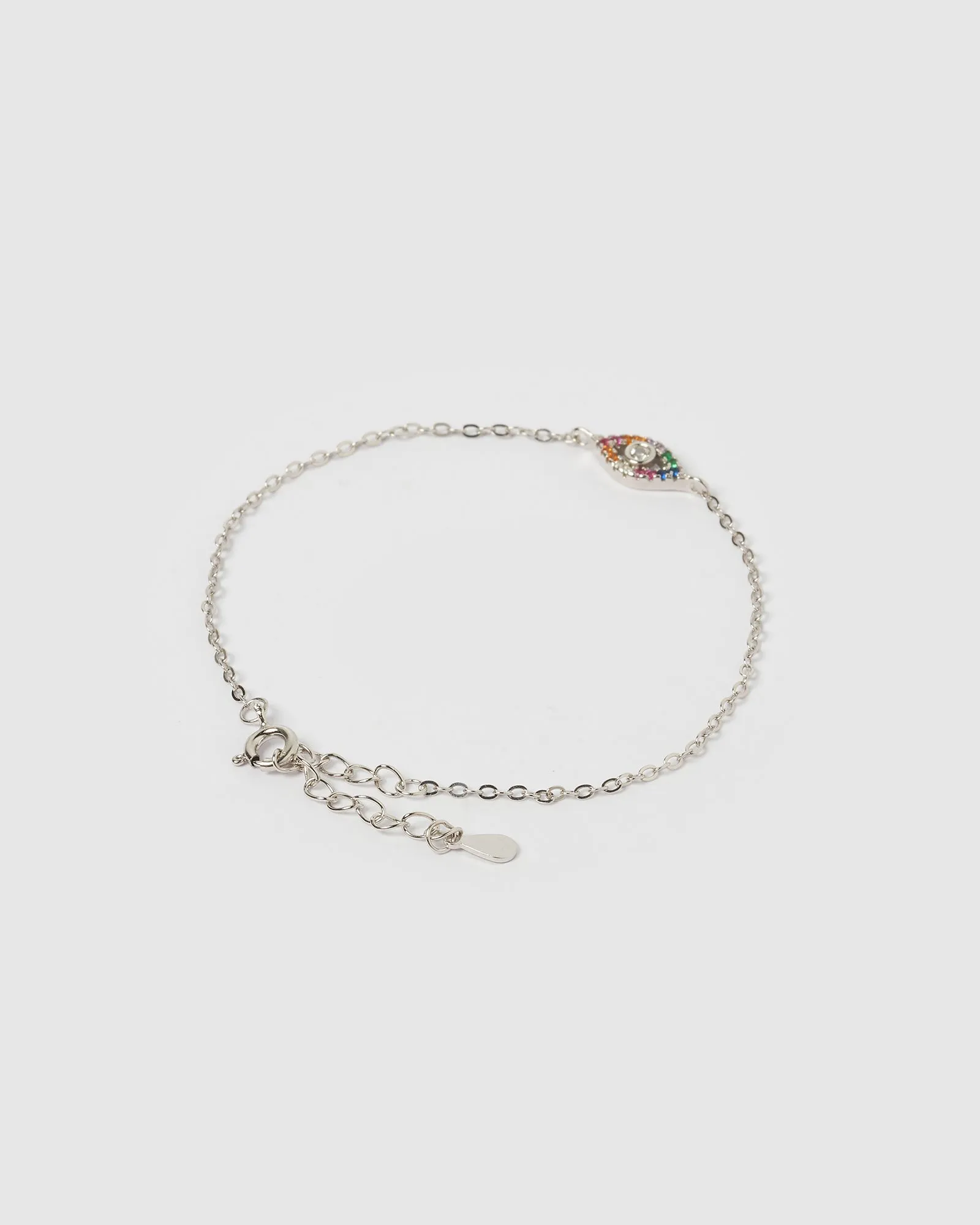 Izoa Mackay Eye Bracelet Sterling Silver Multi