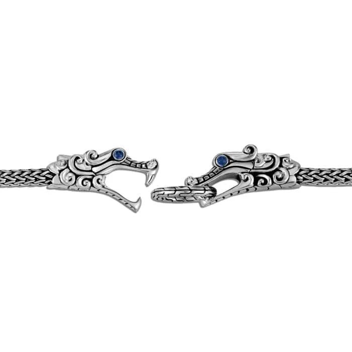 John Hardy Legends Naga Double Dragon Head Bracelet in Sterling Silver