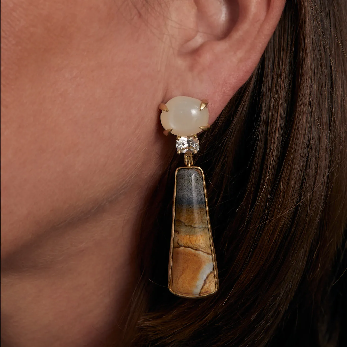 Landscape: Desert, Oasis Earrings