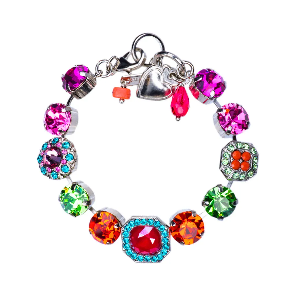 Large Square Cluster Bracelet in "Rainbow Sherbet" *Custom*