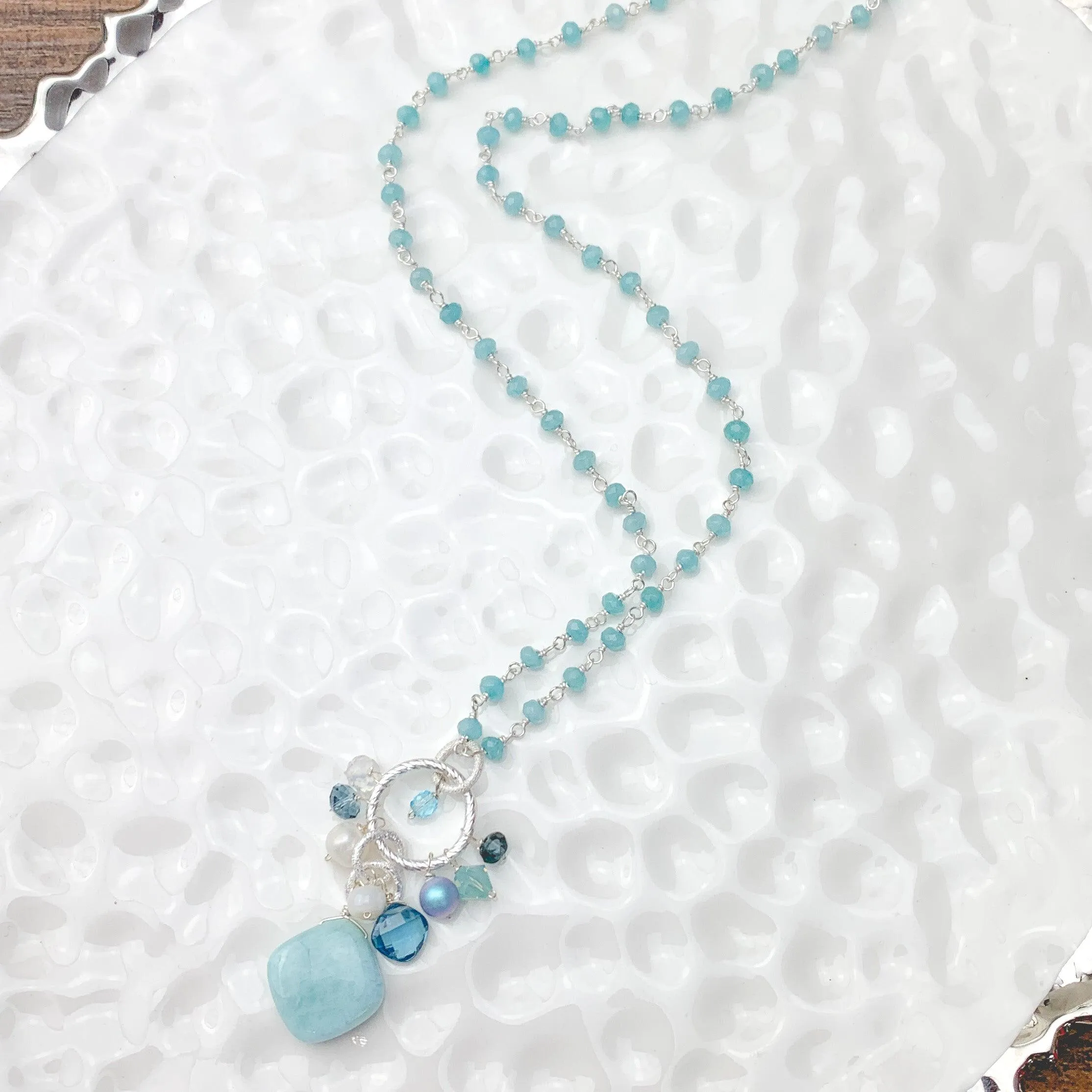 Larimar Jeanie Necklace