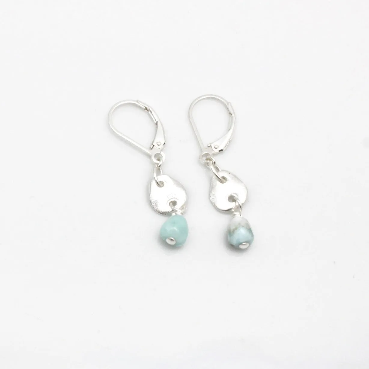 Lava Form Collection: ULI Larimar Earrings