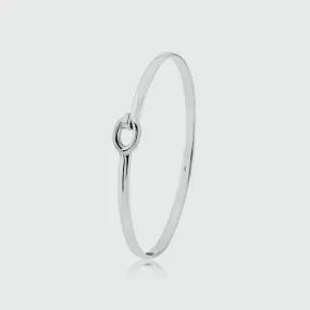 Ledbury Solid Sterling Silver Hook Bangle