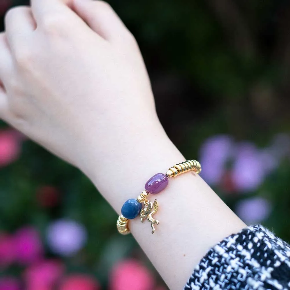 Little Angel - Umba Sapphire Gold Bracelet