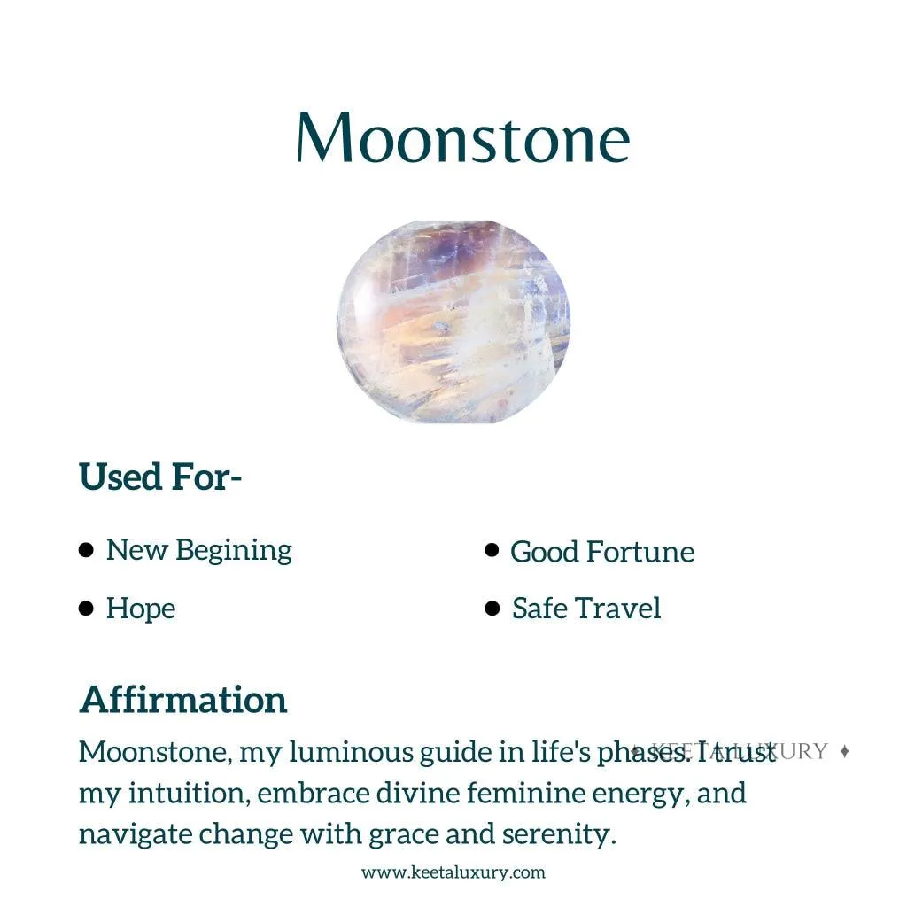 Long Foresight - Moonstone Dangles