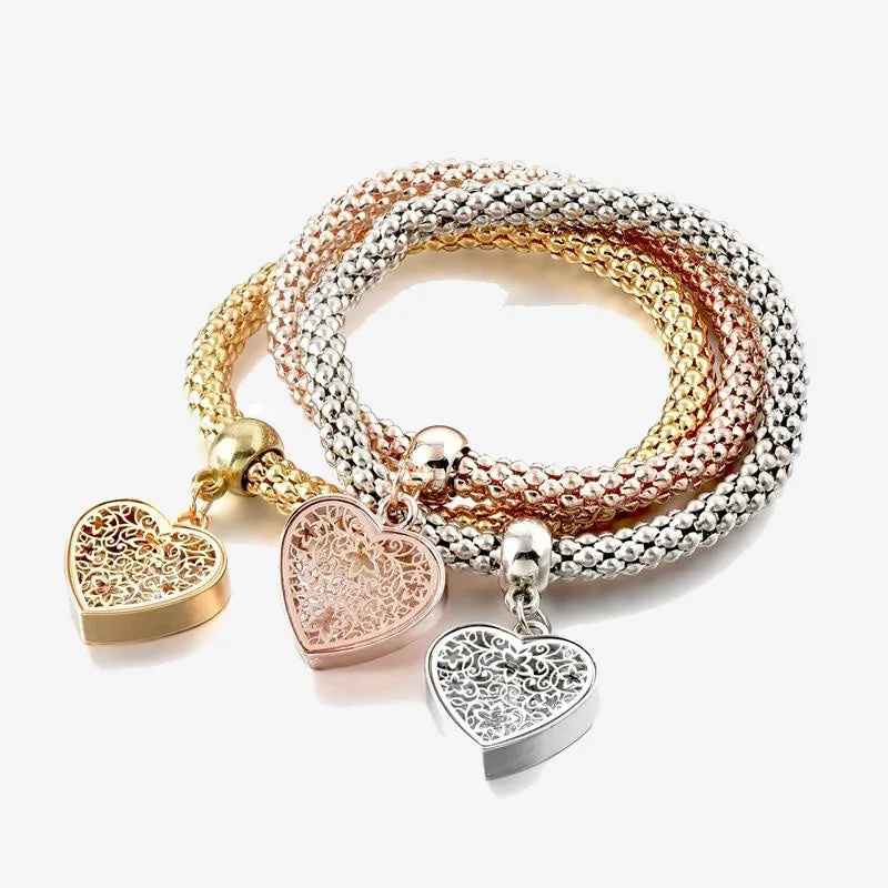 Love Heart&Tree of Life Bracelets&Bangles Charm