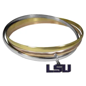 LSU Tigers Tri-color Bangle Bracelet