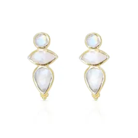 MABEL MOONSTONE STUDS