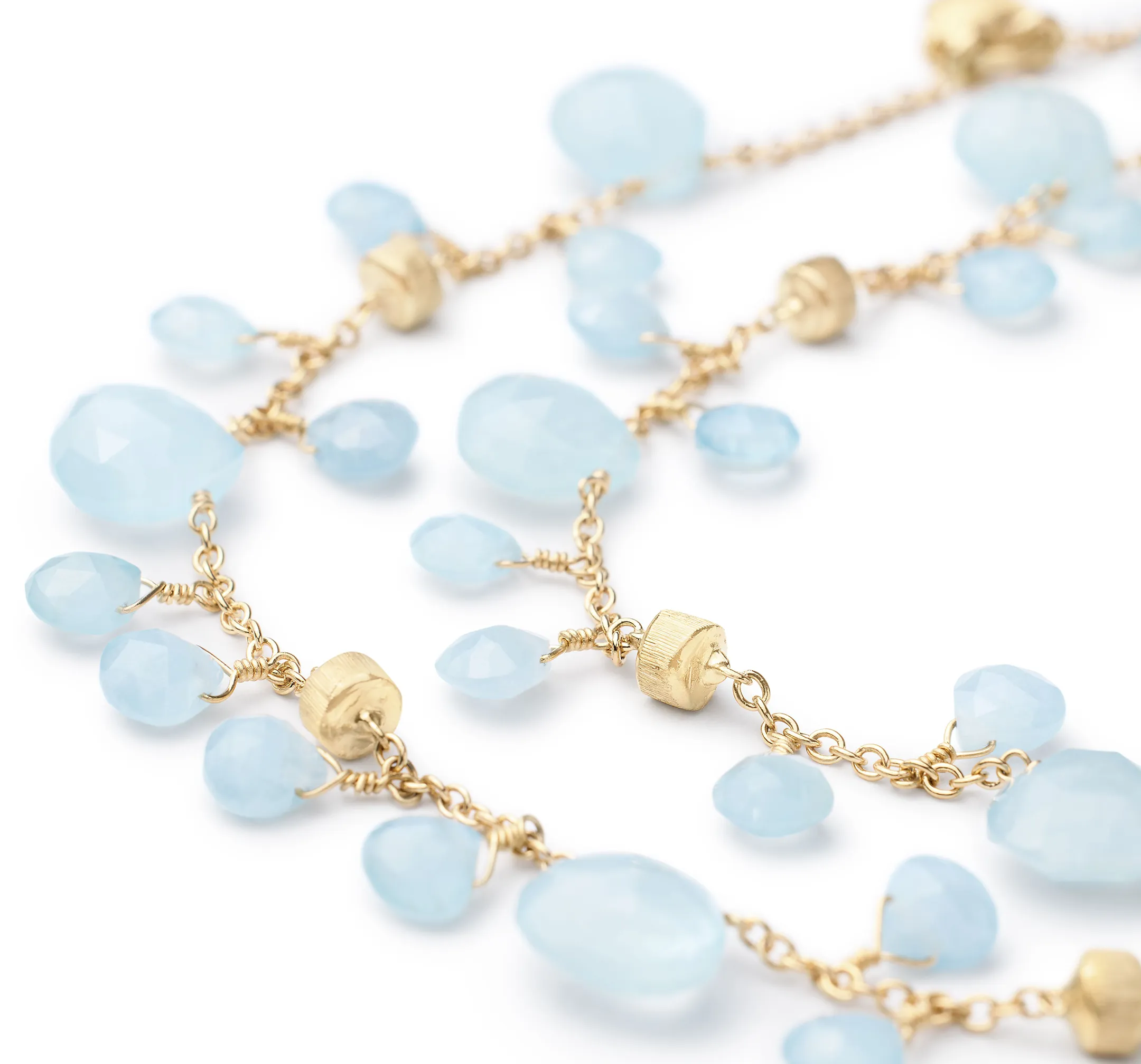 Marco Bicego Paradise Double Strand Aquamarine Bracelet