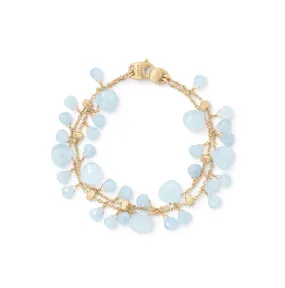 Marco Bicego Paradise Double Strand Aquamarine Bracelet