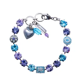 Medium Cluster and Pavé Bracelet in "Blue Moon" *Custom*