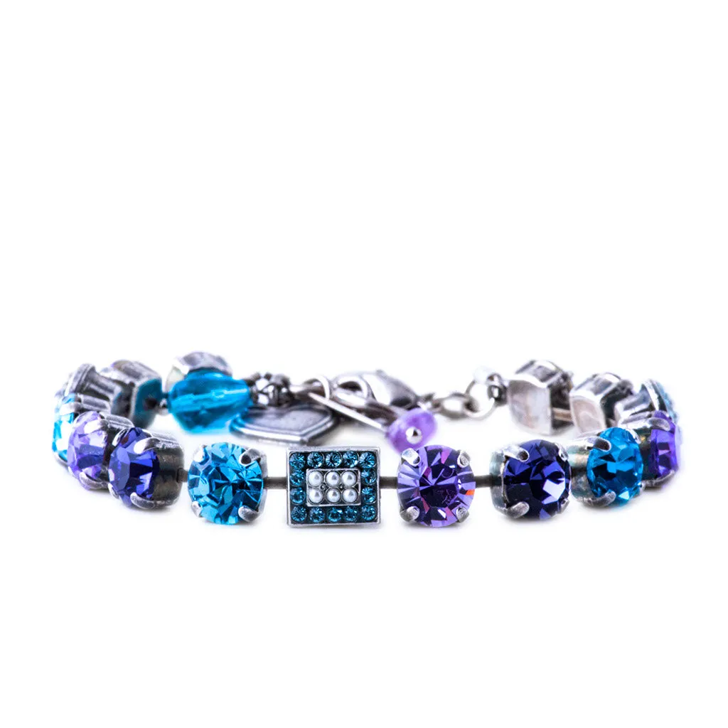 Medium Cluster and Pavé Bracelet in "Blue Moon" *Custom*