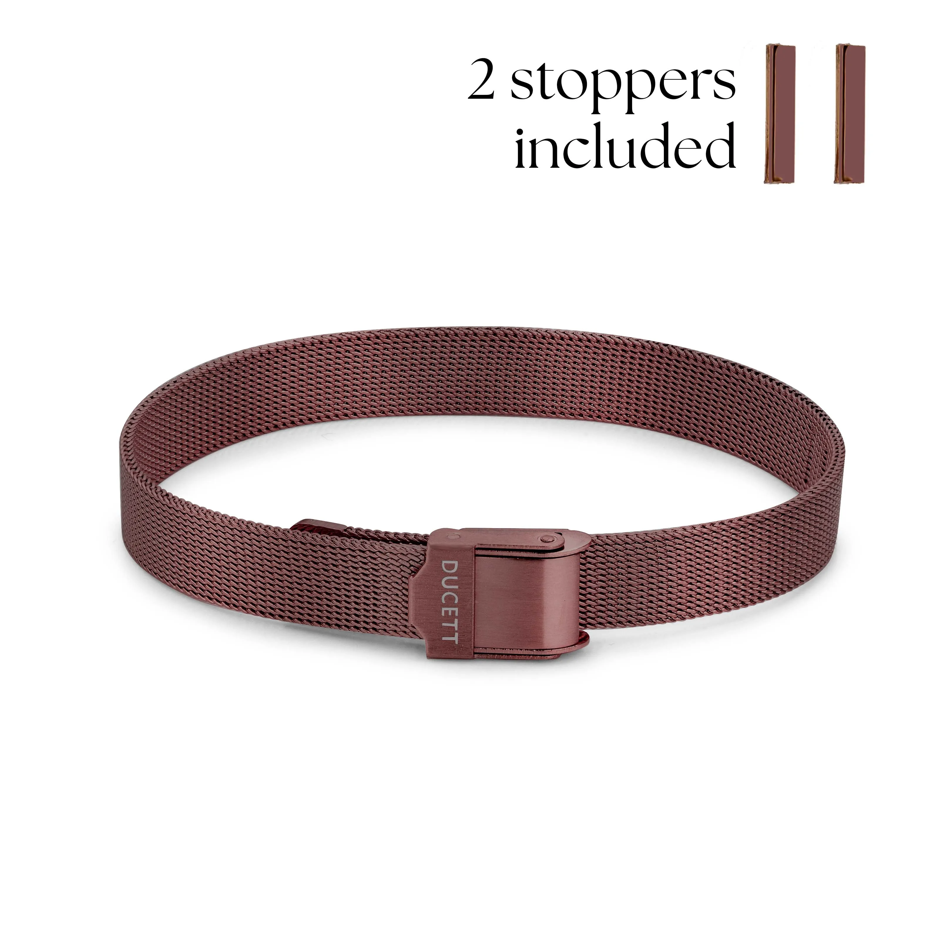 Mesh bracelet coffee luxe