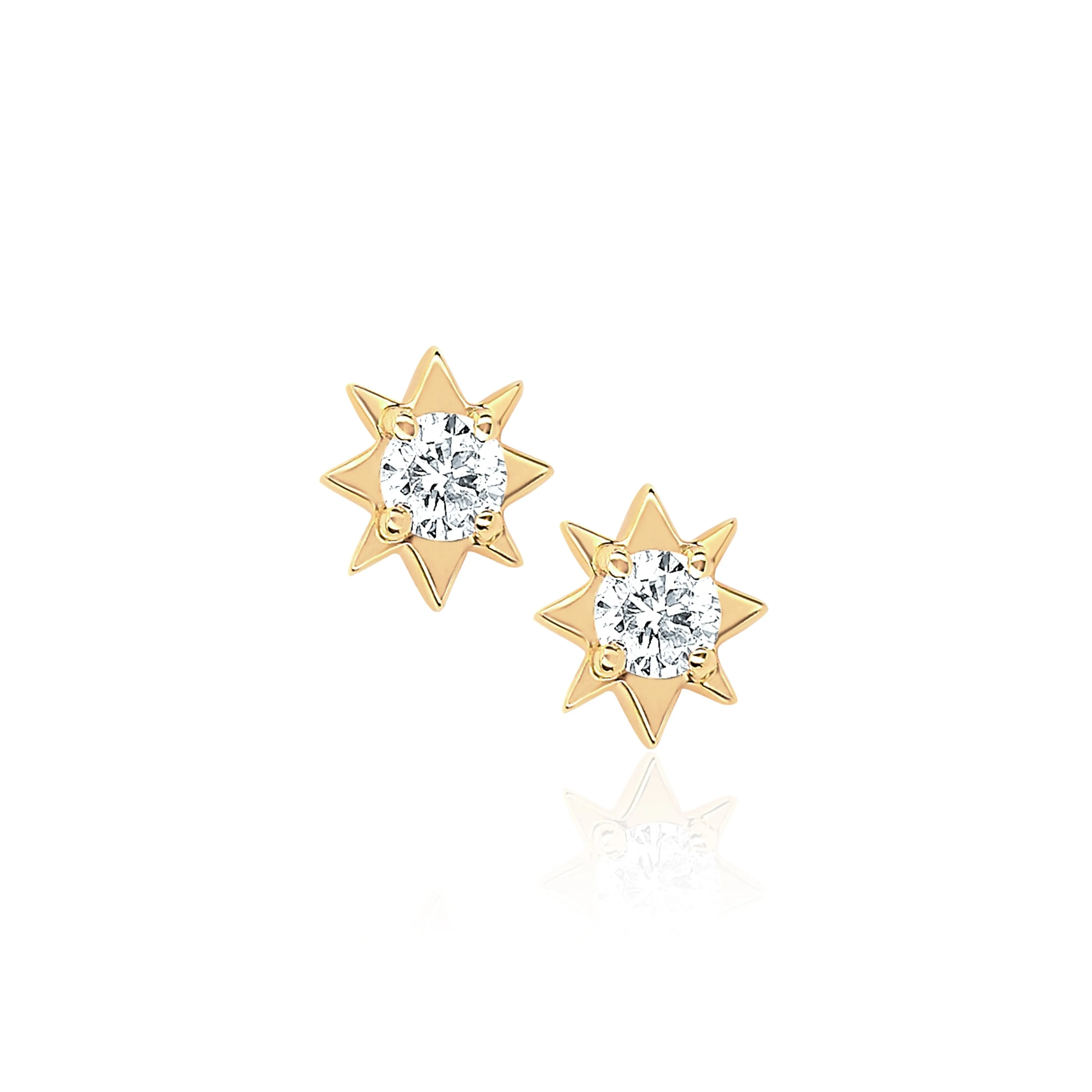 Mini North Star Diamond Studs | Ready to Ship