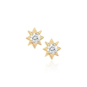 Mini North Star Diamond Studs | Ready to Ship