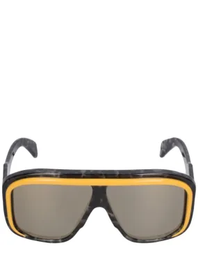 Moncler   Vintage-inspired shield sunglasses 