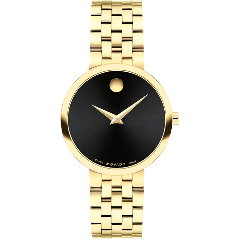 Movado Museum Classic Yellow Gold PVD Women's Watch 0607847