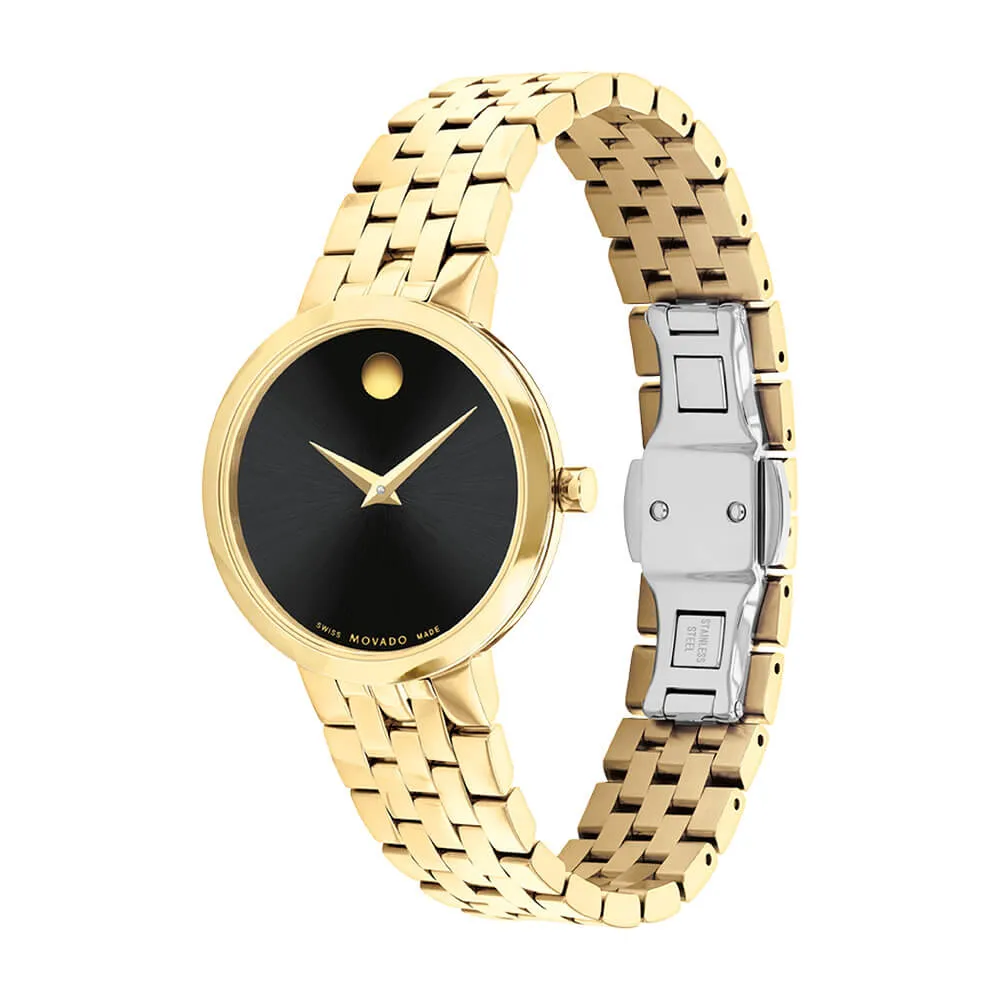 Movado Museum Classic Yellow Gold PVD Women's Watch 0607847