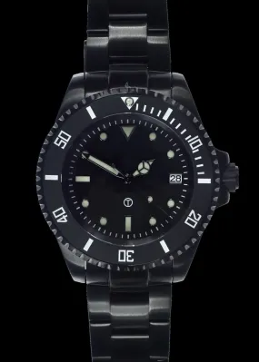 MWC 24 Jewel 300m Automatic Divers Watch with PVD Bracelet, Ceramic Bezel and Sapphire Crystal