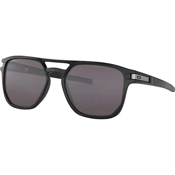 Oakley Mens Latch Beta Matte Black Frame - Prizm Gray Lens - Non Polarized Sunglasses