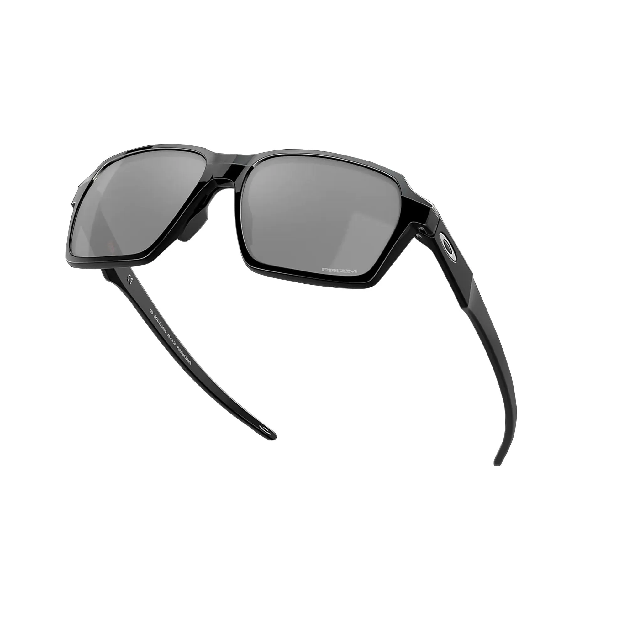 Oakley OO4143-0258 Parlay Sunglasses Polished Black Frame w Prizm Black Lens