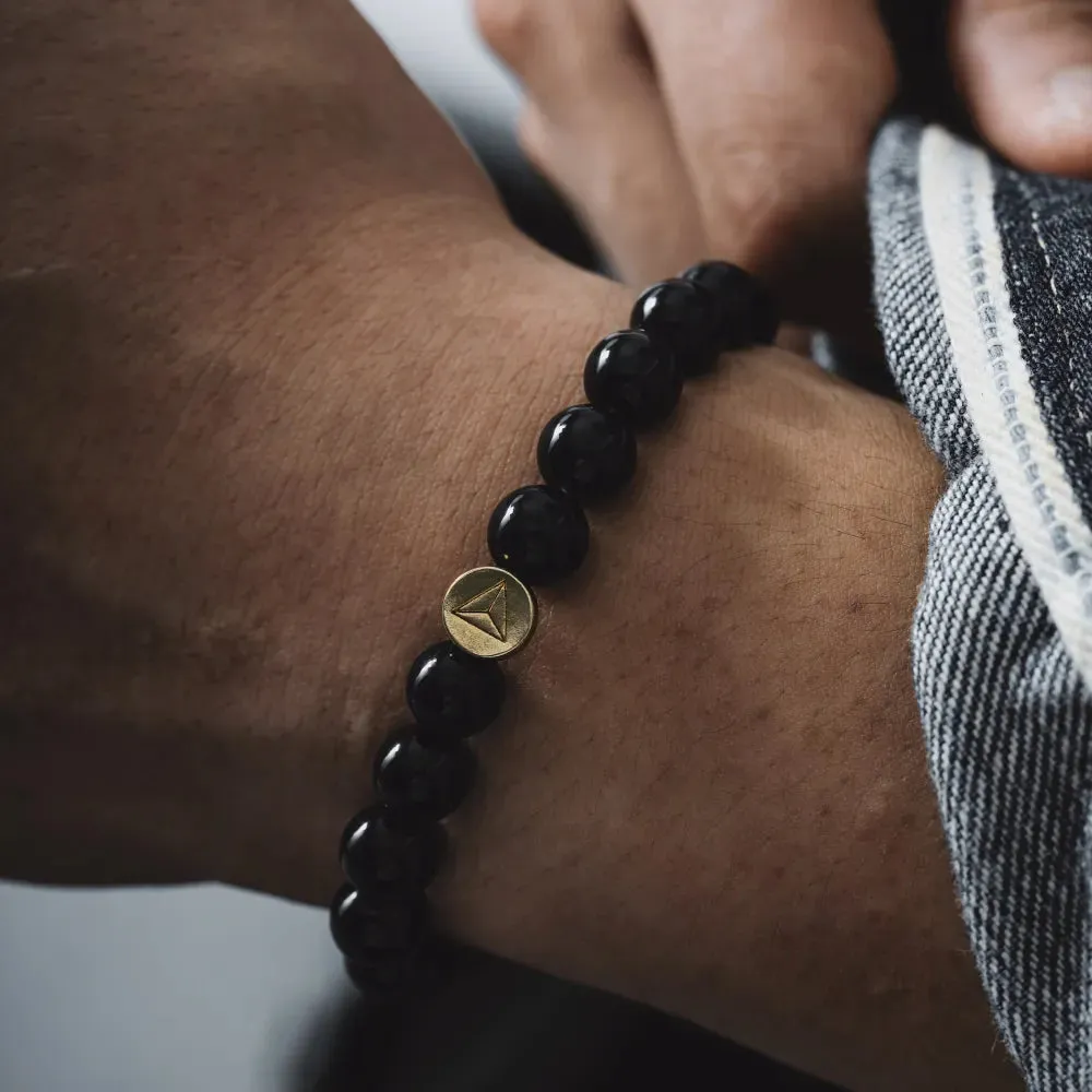 Obsidian Ember Bracelet