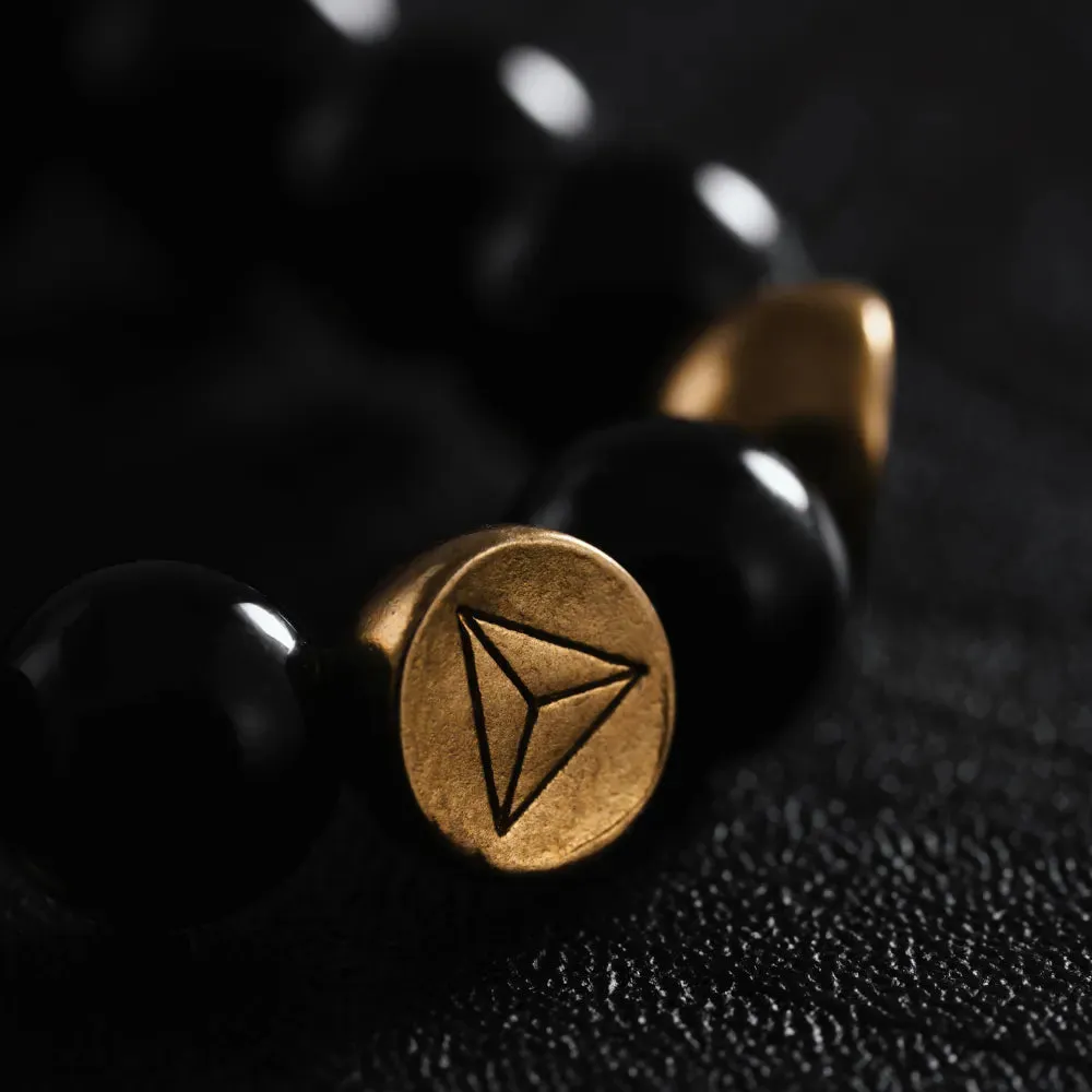 Obsidian Ember Bracelet