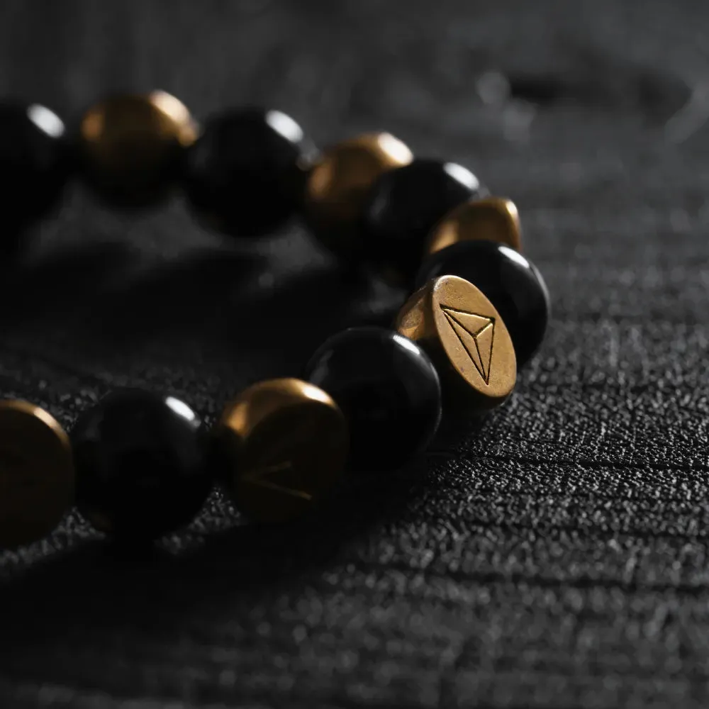 Obsidian Ember Bracelet