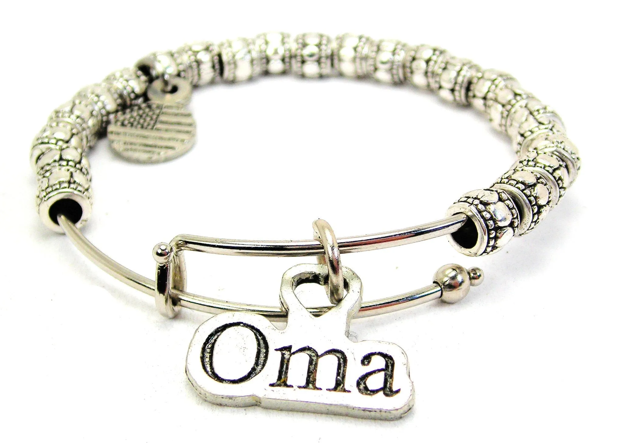 Oma Metal Beaded Bracelet