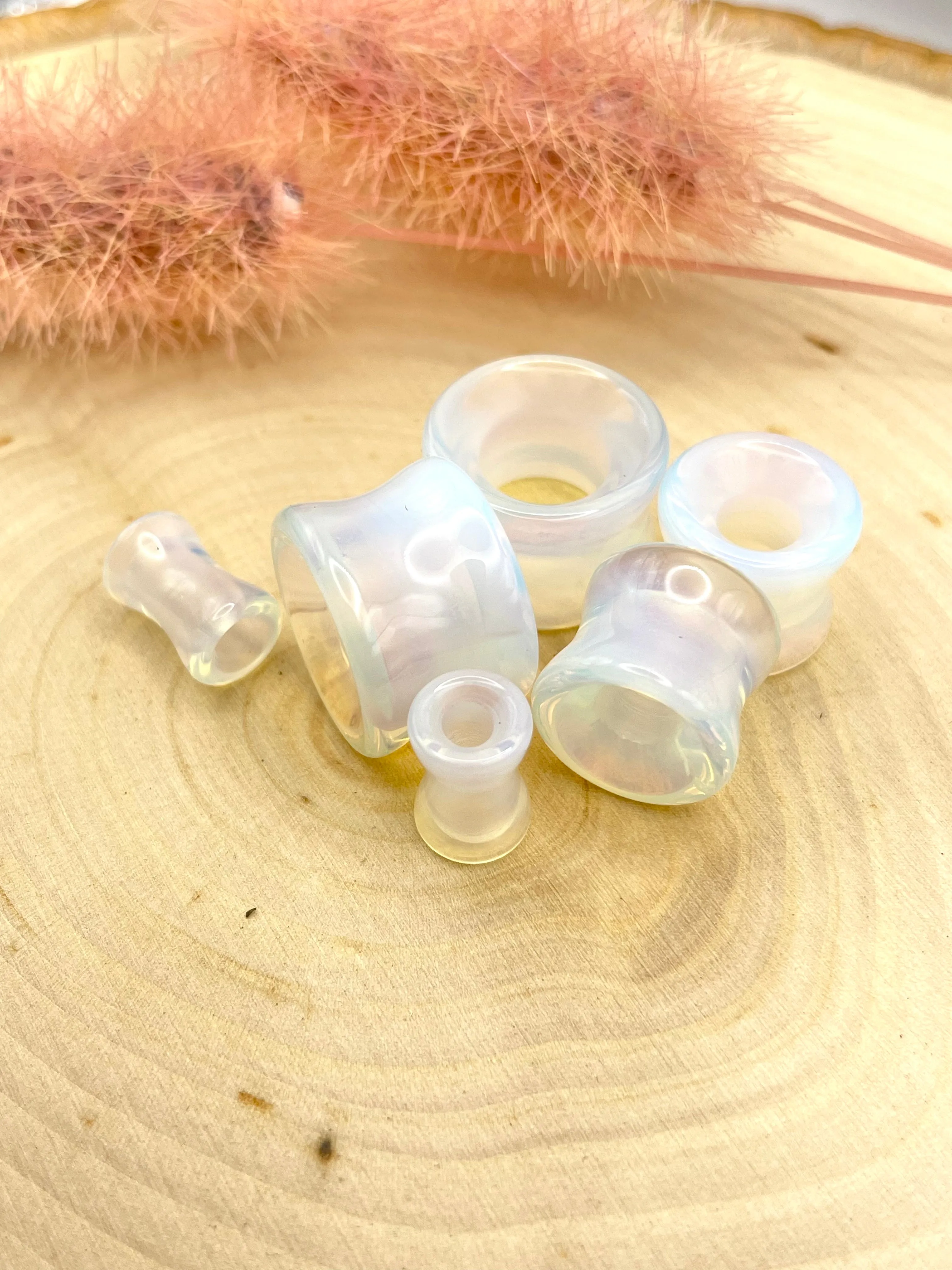 Opalite (Moon Stone) Stone Tunnels