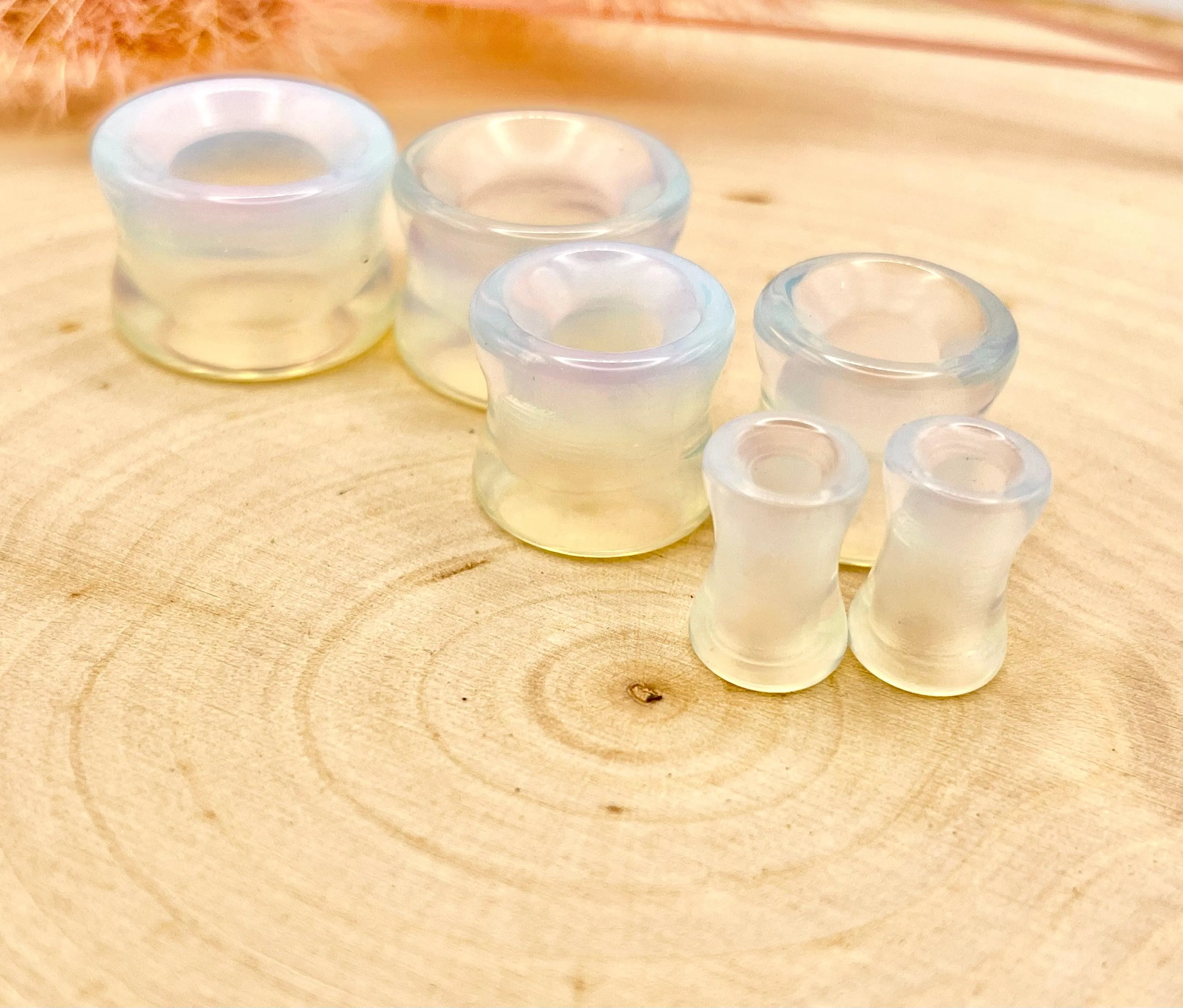 Opalite (Moon Stone) Stone Tunnels