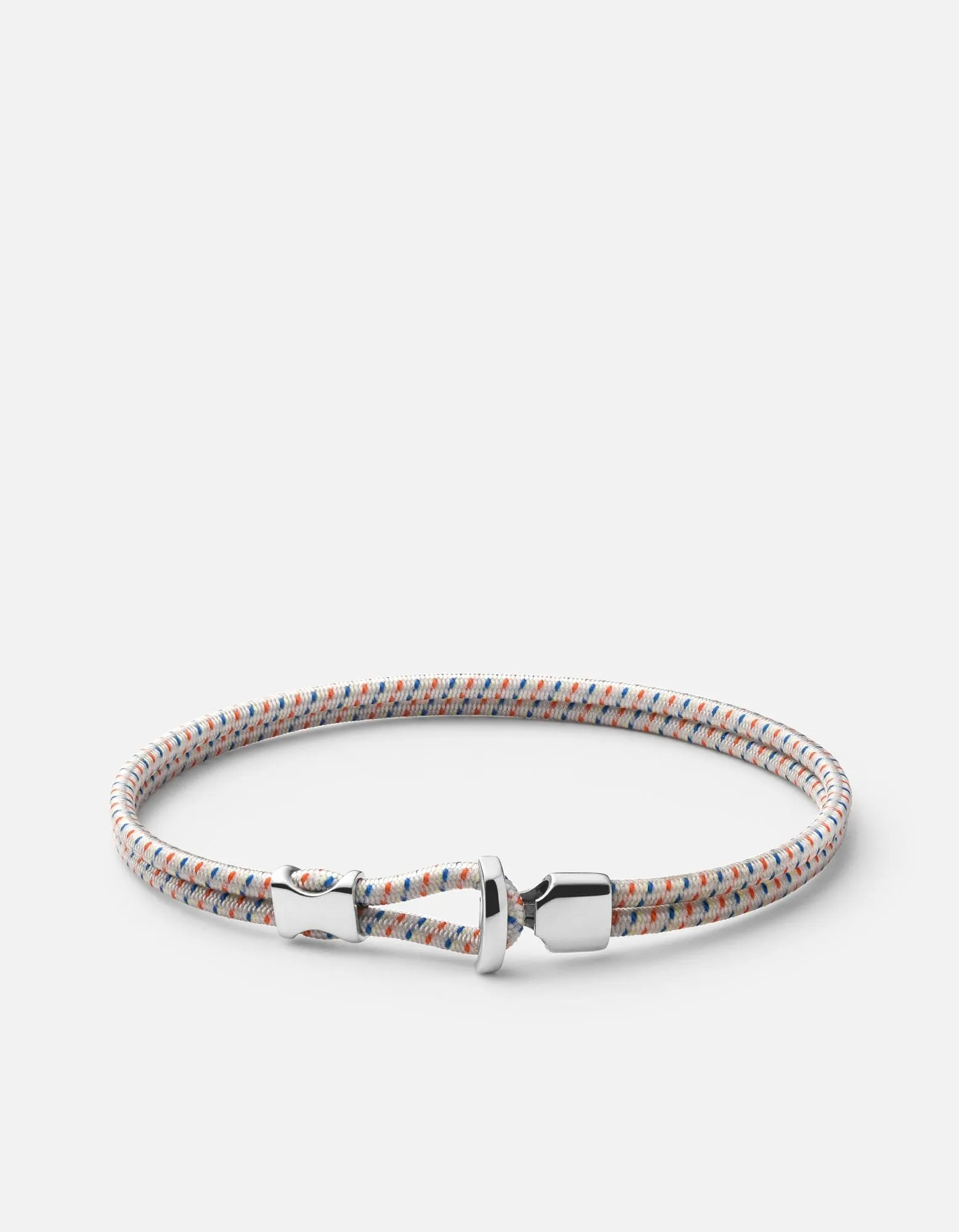 Orson Loop Bungee Rope Bracelet, Sterling Silver