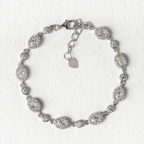 Ovali Crystal Tennis Bracelet