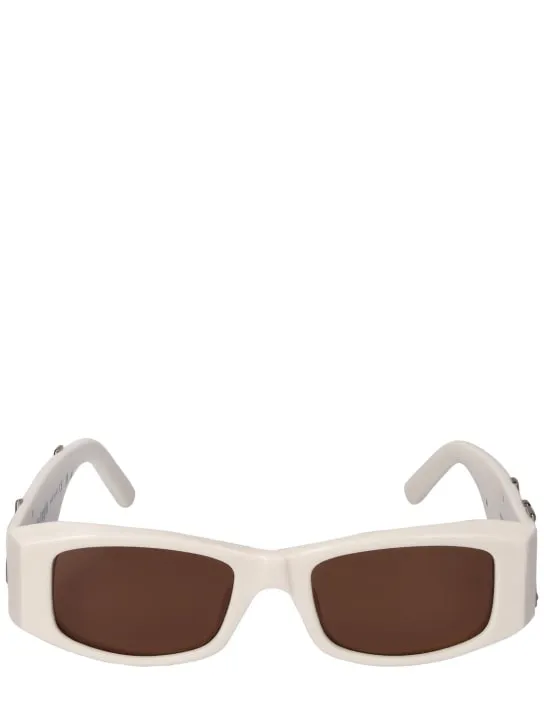 Palm Angels   Angel squared acetate sunglasses 