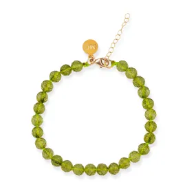 Peridot Beaded Bracelet