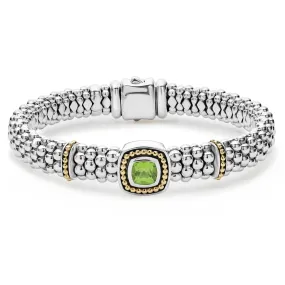 Peridot Caviar Bracelet | 9mm (Size M)