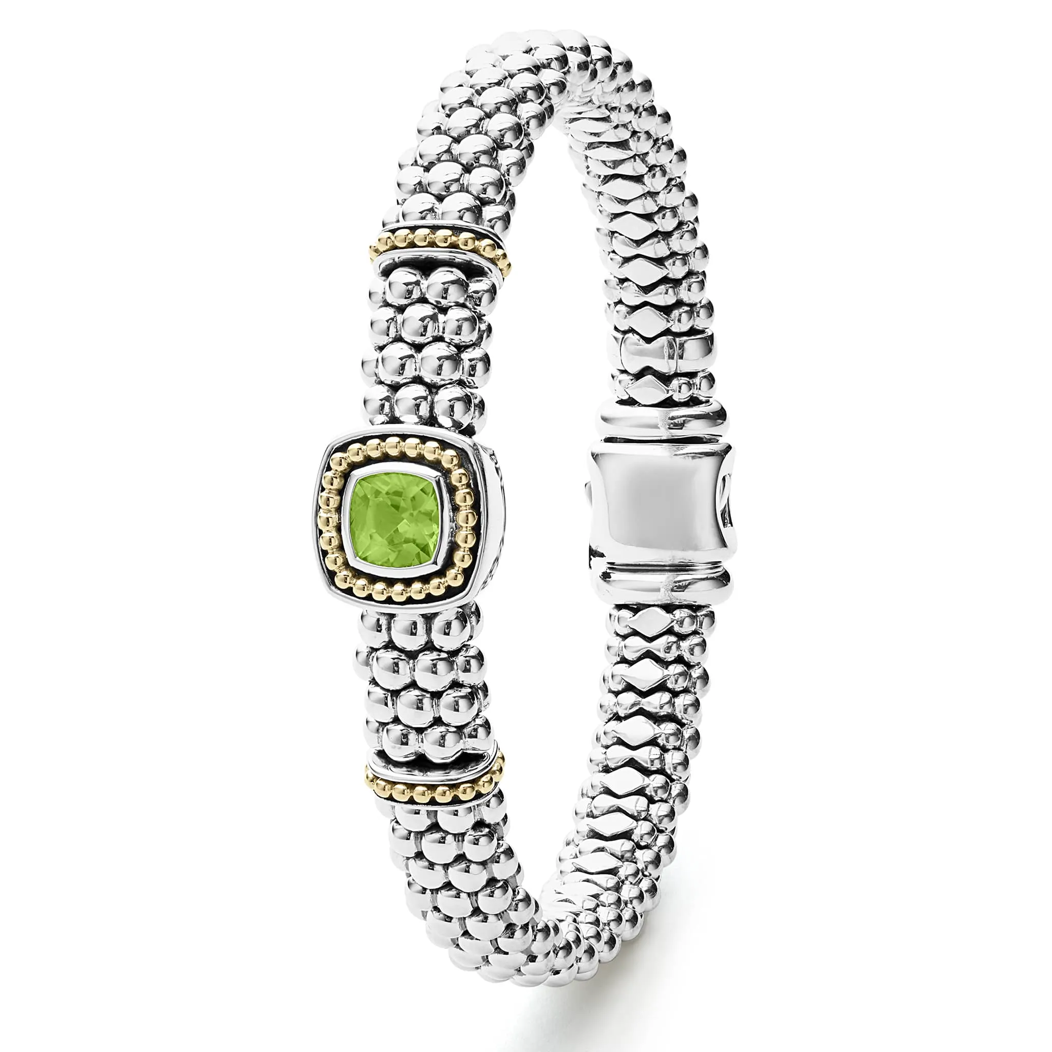 Peridot Caviar Bracelet | 9mm (Size M)