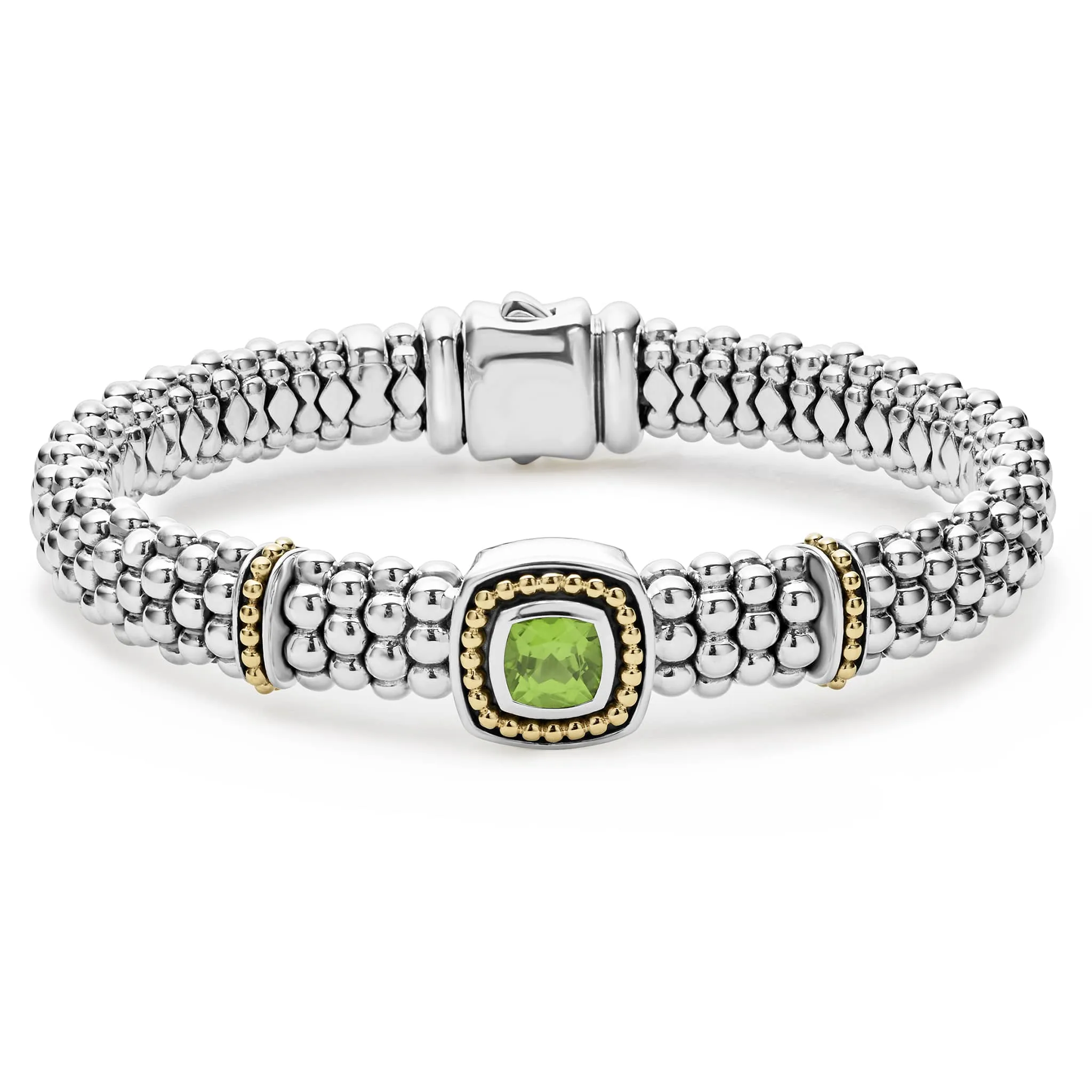 Peridot Caviar Bracelet | 9mm (Size M)