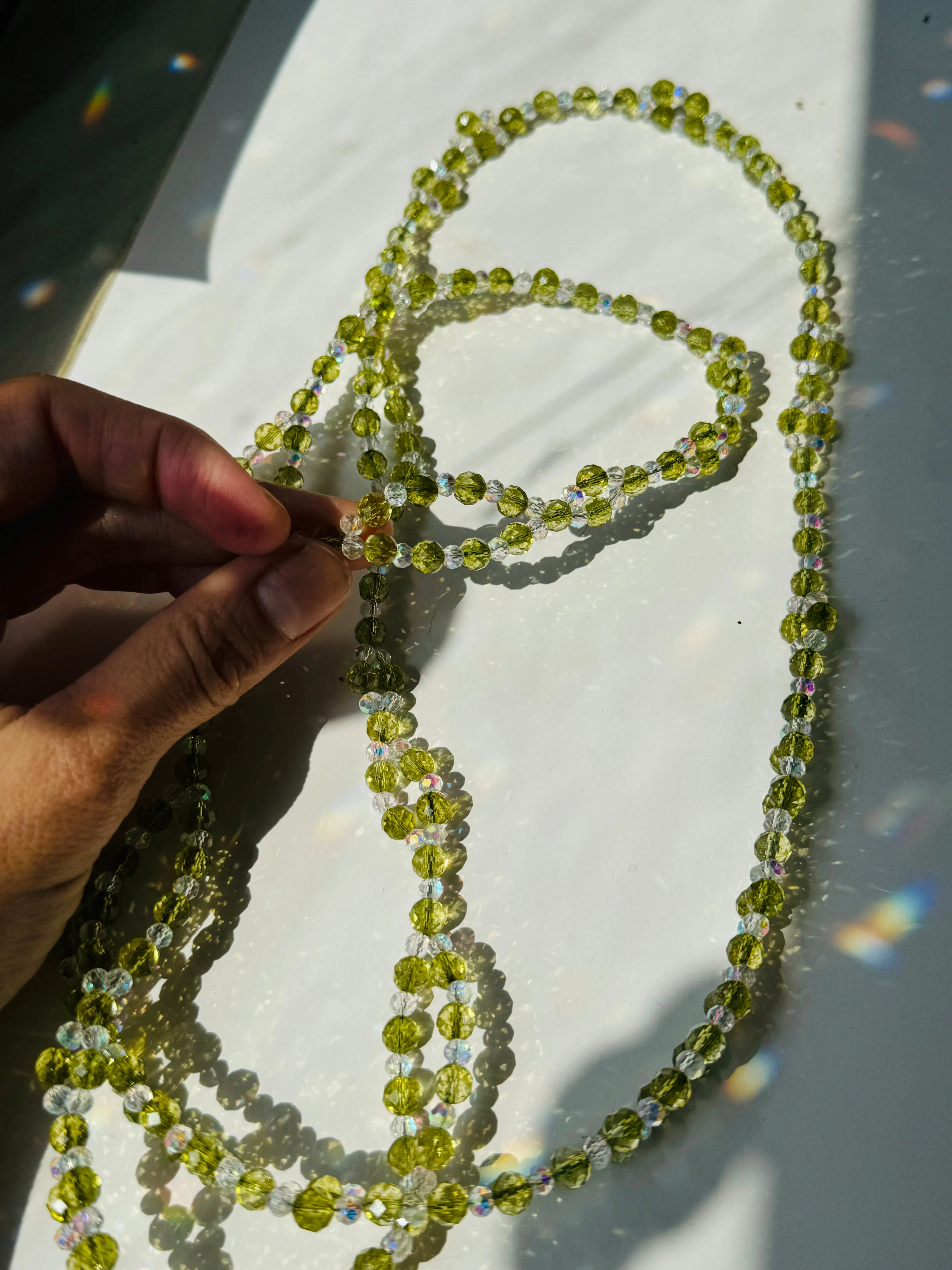 Peridot Prosperity Tantric Necklace