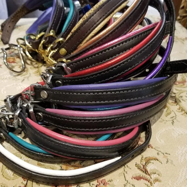 Perri's Custom Padded Leather Bracelet with Plate