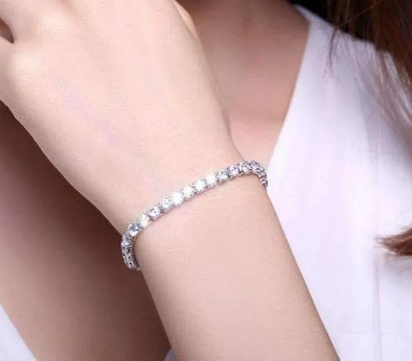 Petite Luxe 4mm Swiss CZ Tennis Bracelet