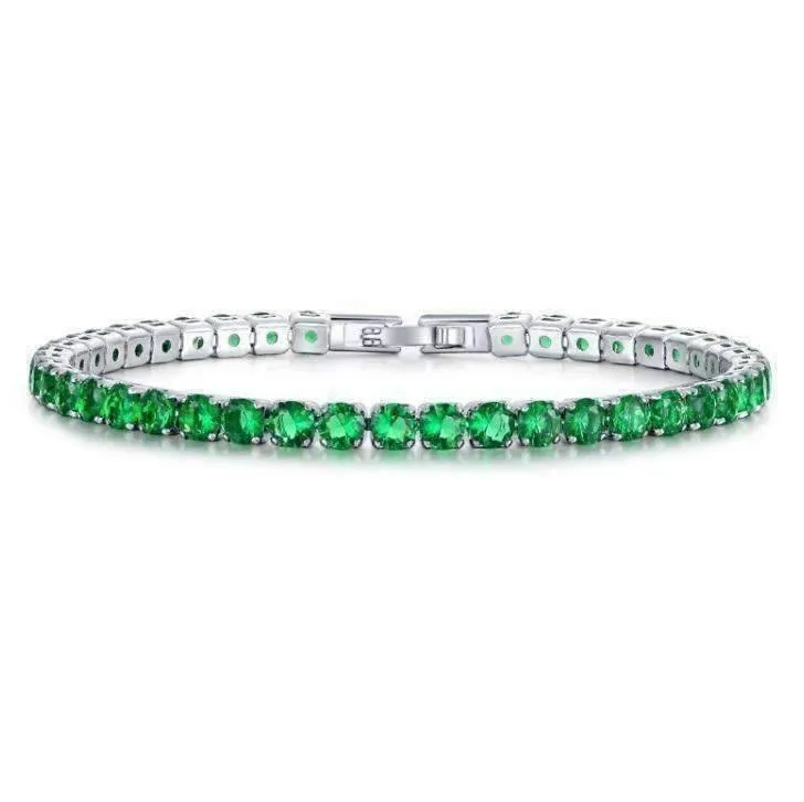 Petite Luxe 4mm Swiss CZ Tennis Bracelet