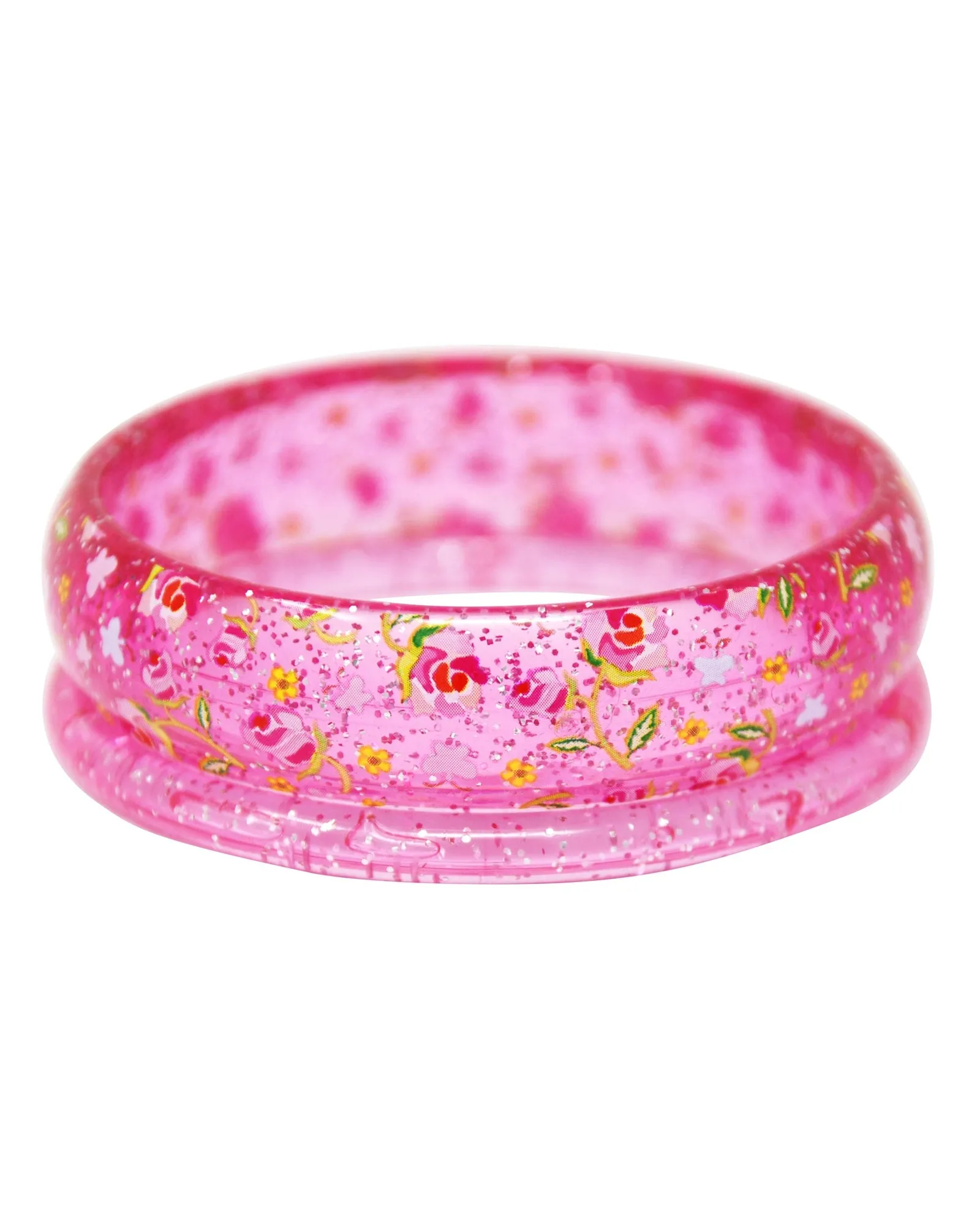 Pink Poppy Bangle Garden Rose