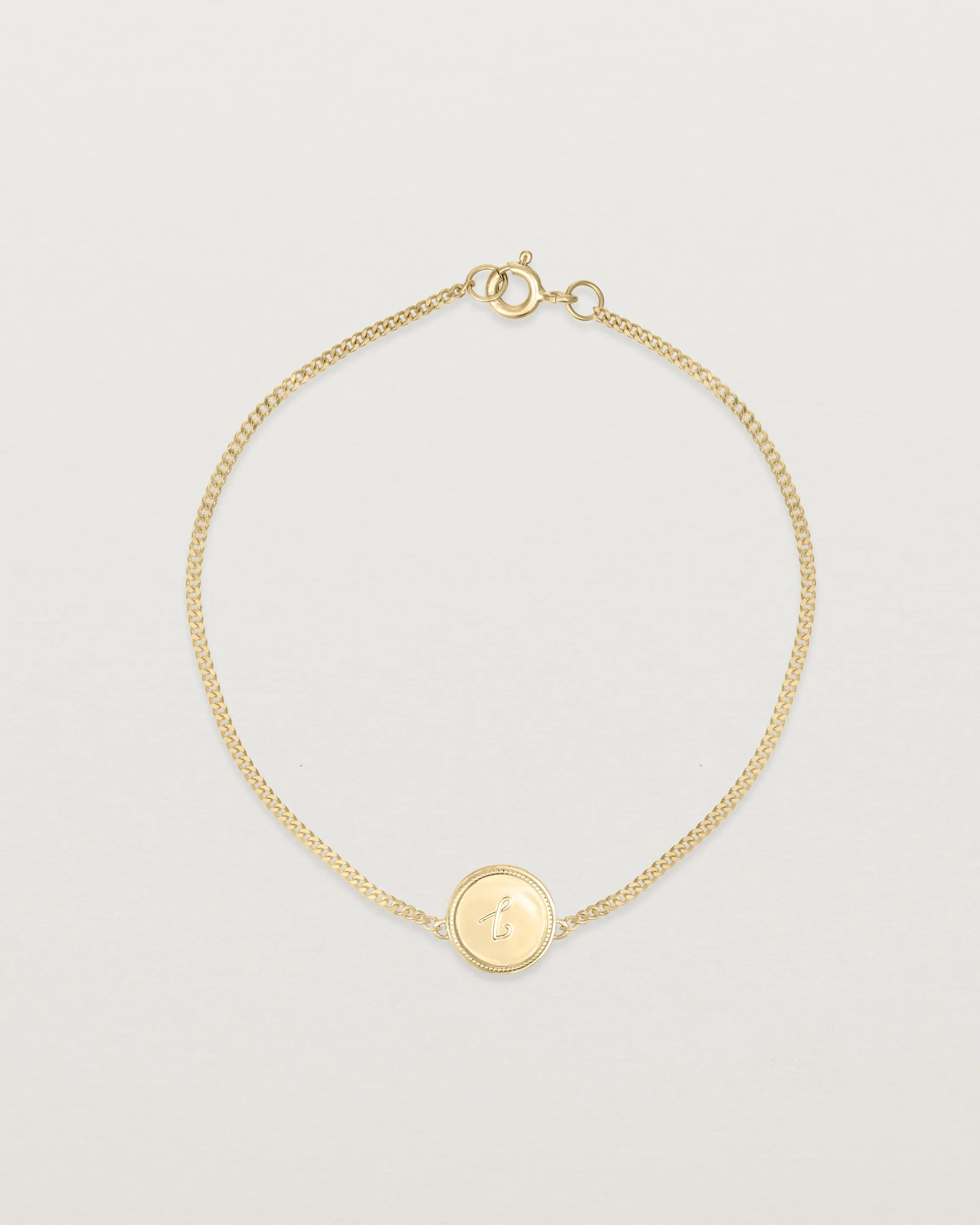 Precious Initial Bracelet | Birthstone