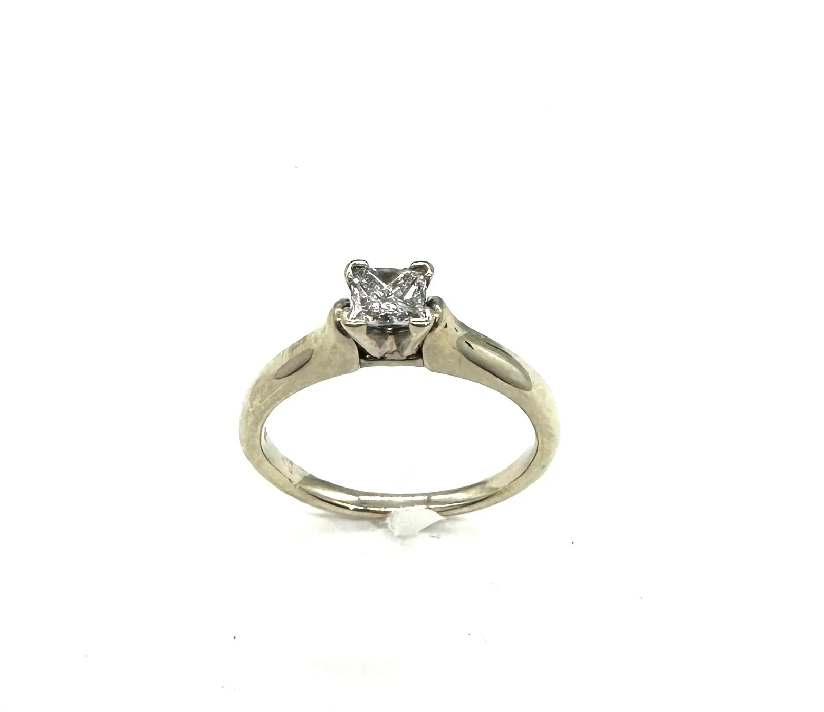 Princess Cut 1/2 CTW Diamond Solitare Ring