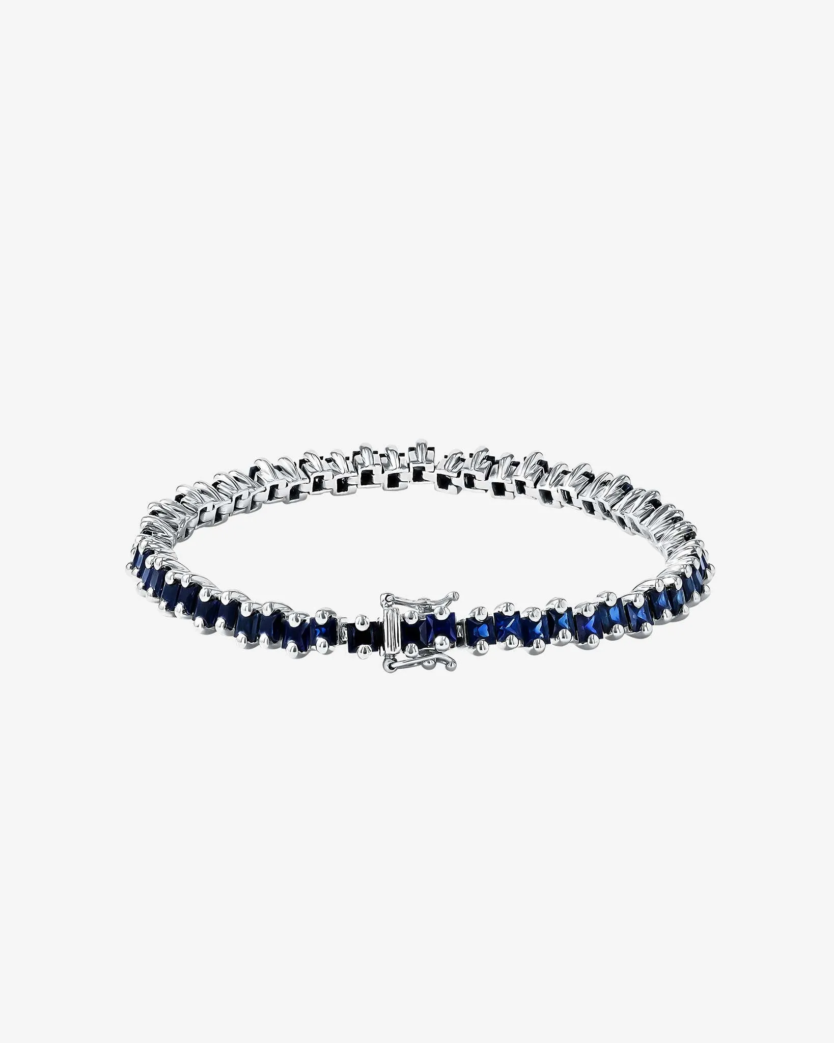 Princess Milli Dark Blue Sapphire Tennis Bracelet