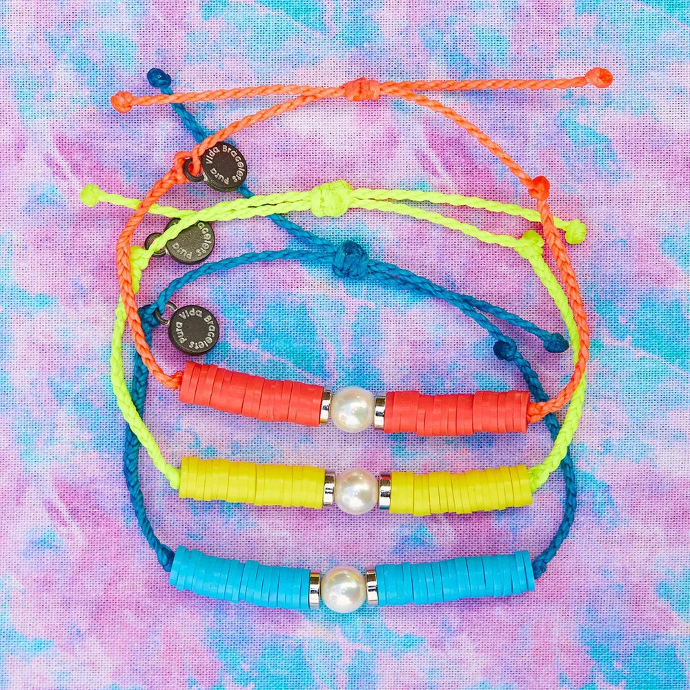 Pura Vida Neon Moon Bracelet STRAWBERRY