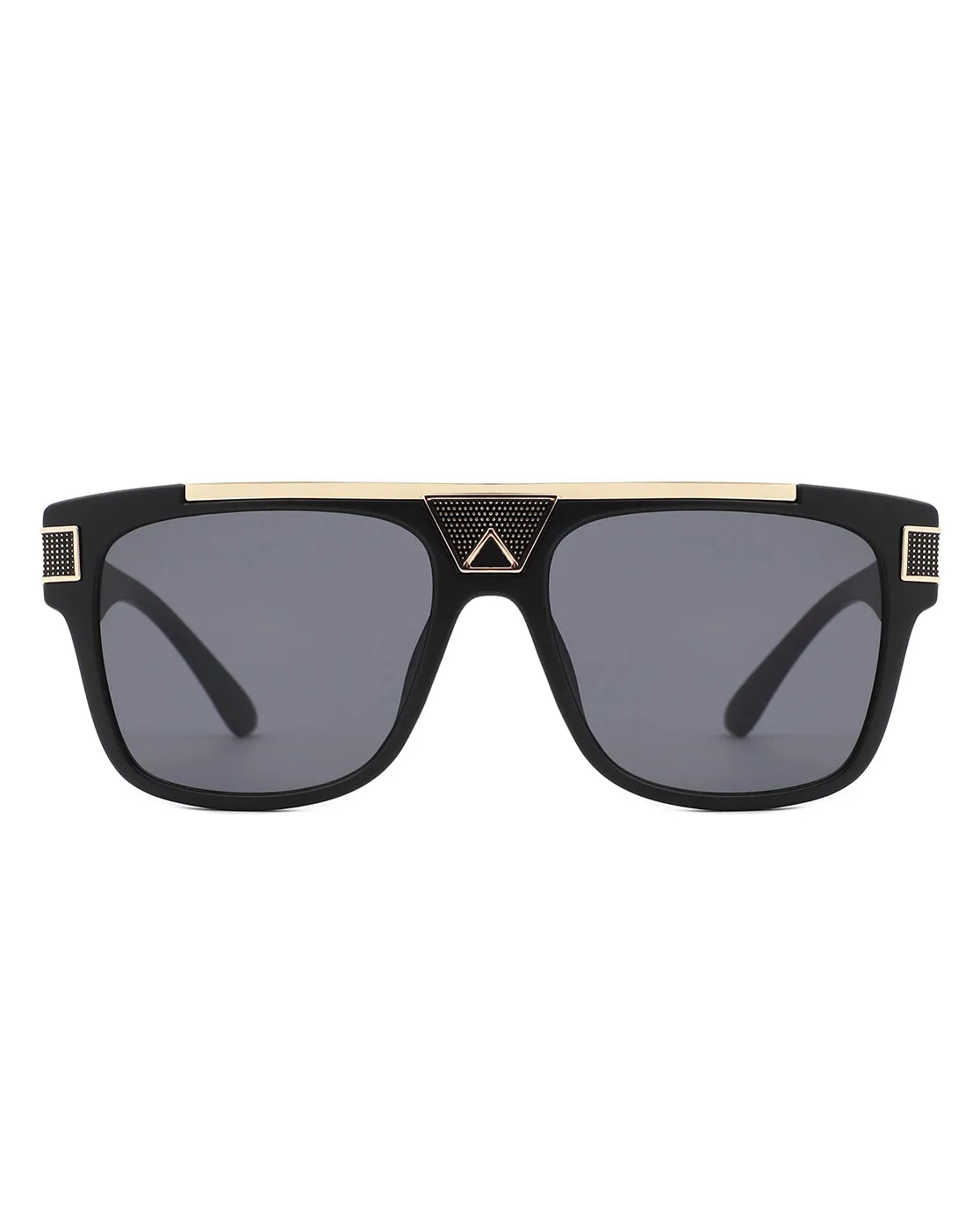 Qepruerus - Aviator Style Retro Square Fashion Sunglasses